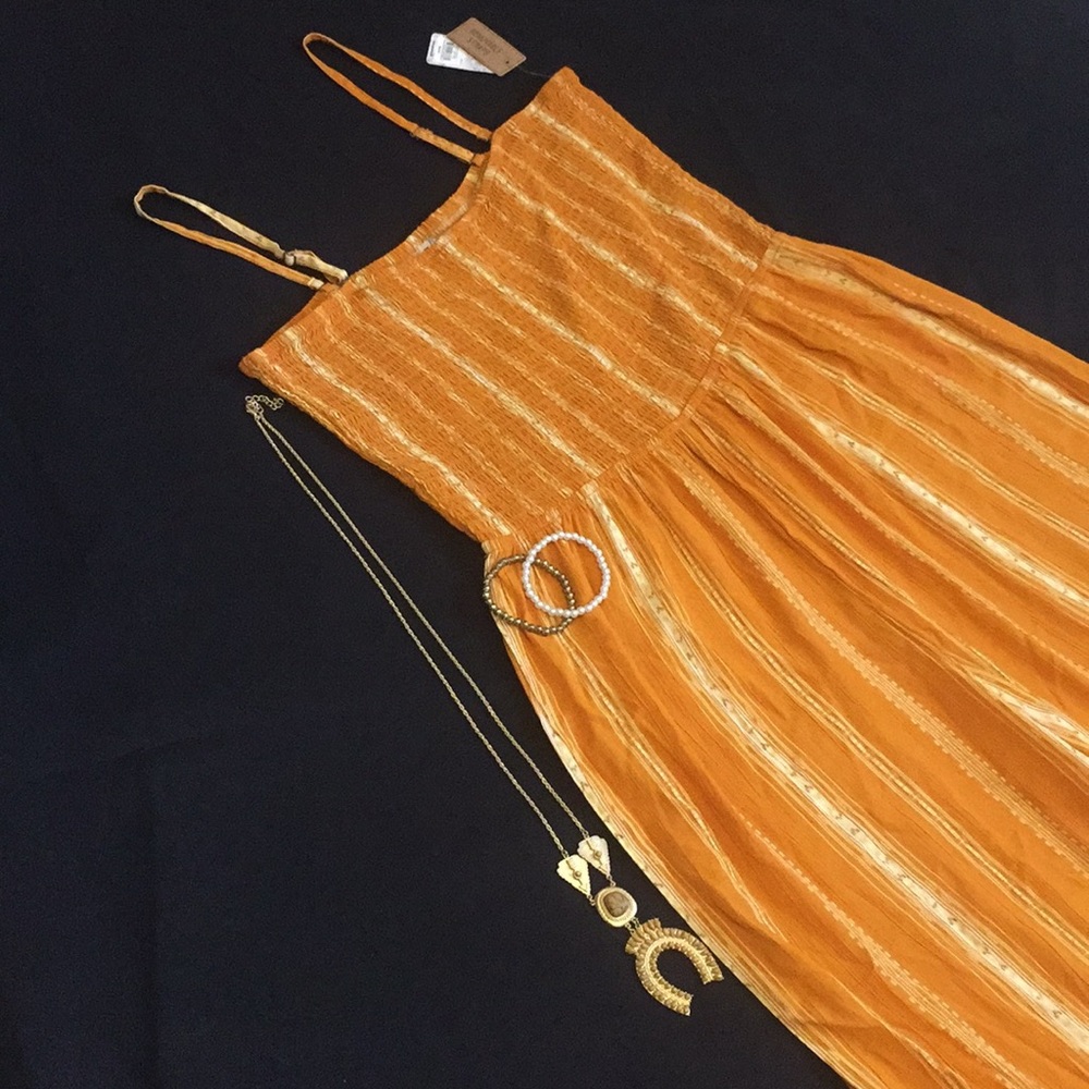 Smocked Bodice Jumpsuit